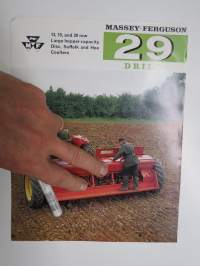 Massey-Ferguson 29 drill (kylvökone) -myyntiesite / brochure