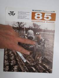 Massey-Ferguson 85 reversible plough (kääntöaura) -myyntiesite / brochure