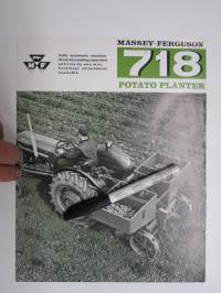 Massey-Ferguson 718 Potato planter (perunanistutuskone) -myyntiesite / brochure