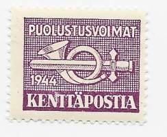Kenttäpostimerkki  1944 violetti postituore