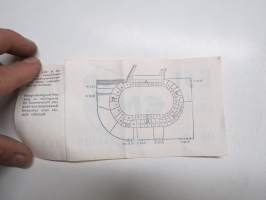 EM 1971 Helsinki, Olympiastadion, nr 000233 -pääsylippu / admission ticket