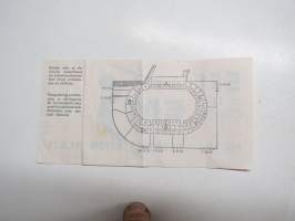 EM 1971 Helsinki, Olympiastadion, nr 000230 -pääsylippu / admission ticket