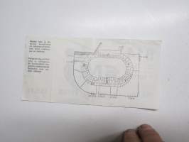 EM 1971 Helsinki, Olympiastadion, nr 000966 -pääsylippu / admission ticket