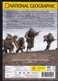 DVD National Geographic Sotaboksi 3DVD - D-Day (Normandia) Sankarit ja aseet; Taistelulaiva Bismarckin salaisuudet; Guadalcanalin uponnut armada