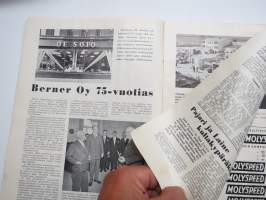 Moottori-urheilu 1958 nr 8, sis. mm. seur. artikkkelit / kuvat / mainokset; Kansikuva Horst Fügner - MZ - alle 250 ccm - Hedemora MM - Ruotsin Grand Prix, Volga M