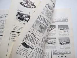 Moottori-urheilu 1958 nr 8, sis. mm. seur. artikkkelit / kuvat / mainokset; Kansikuva Horst Fügner - MZ - alle 250 ccm - Hedemora MM - Ruotsin Grand Prix, Volga M