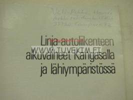 Linja-autoliikenteen alkuvaiheet Kangasalla ja lähiympäristössä