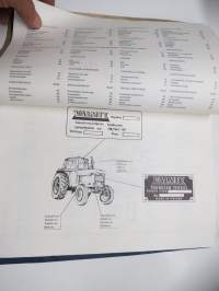 Valmet 900 traktori Varaosaluettelo - Reservdelskatalog - Spare parts catalogue - Ersatzteilkatalog