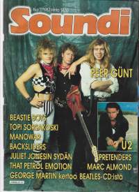 Soundi 1987 nr 7   Peer gunt, Beastie Boys, Topi Sorsakoski, Manowar, Juliet Jonesin sydän,