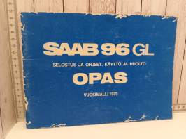 Saab 96 GL opas - Selostus ja ohjeet, Käyttö ja huolto vuosimalli 1979