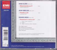 CD Midsommarvaka, 2002. Hugo Alven Midsommarvaka Op19; Jean Sibelius Finlandia Op 26; Edvard Grieg Pianoconcerto a-moll Op 16.