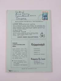 Teologinen aikakauskirja N.o 5 1966