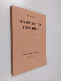 Yleismaantieteen kertauskirja