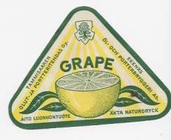 Grape  -   juomaetiketti