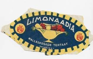 Limonaadia -   juomaetiketti