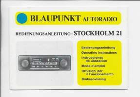 Blaupunkt Autoradio -Stockholm 21 -operating instructions