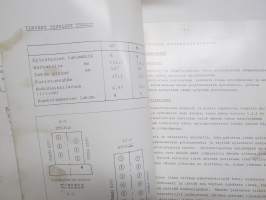 Detroit Diesel V-71 (V71) -käyttö- ja huolto-ohjekirja, varaosakuvasto -operator´s manual, service and parts information, in finnish