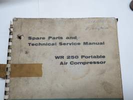 BroomWade WR 250 portable air compressor with Ford 2703E diesel engine - Illustrated Spare parts catalogue and Technical Service Manual