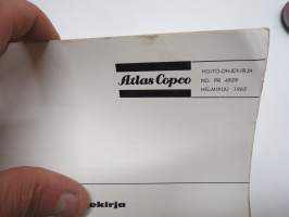 Atlas-Copco PR 365 - PR 600 siirrettävä dieselkäyttöinen ruuvikompressori -huolto-ohjekirja