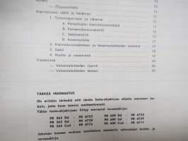 Atlas-Copco PR 365 - PR 600 siirrettävä dieselkäyttöinen ruuvikompressori -huolto-ohjekirja