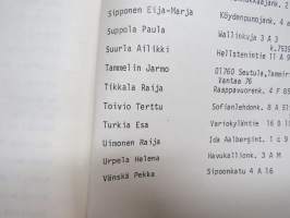 INKA - Inhimillisen Kasvun Korkeakoulu 1978-1979 -kurssijulkaisu / vuosijulkaisu, sisältää opiskelijamatrikkelin