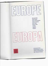 Europa Road Atlas 1966  karttakirja
