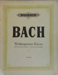Bach - Wohltemperiertes Klavier I. (Musiikki, nuottivihko, piano)