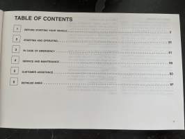 Chrysler Vision Operating Information -käyttöohjekirja