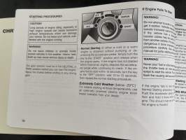 Chrysler Vision Operating Information -käyttöohjekirja
