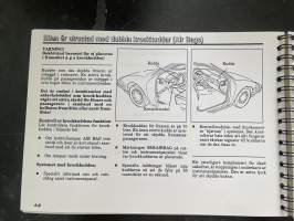 Chrysler New Yorker Instruktionsbok -käyttöohjekirja