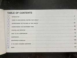 Chrysler Vision Operating Information -käyttöohjekirja