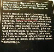 Maailman paikannimet : oikeuskirjoitusopas