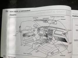 Mazda 323 Mio Neo 1998 -Käyttöohjekirja