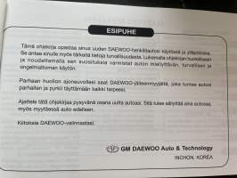 Daewoo Kalos  -Käyttöohjekirja