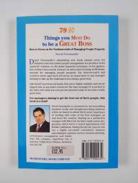 79 80 Things You Must Do to be a Great Boss - How to Focus on the Fundamentals of Managing People Properly