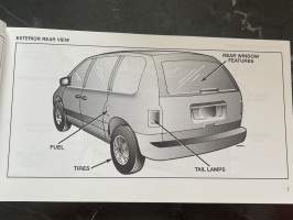 Chrysler Voyager Operating Information -Käyttöohjekirja