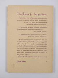Maallinen ja hengellinen