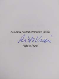 Suomen puutarhatalouden jäljillä (signeerattu)