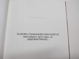 Suomen Panimomestariyhdistys historiikki 1974-1994 ja jäsenmatrikkeli