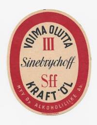 Sff III Voima Olutta - olutetiketti