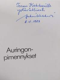 Auringonpimennykset (tekijän omiste, signeerattu)