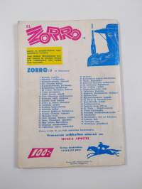 El Zorro nro 47, 1/1962 -  Kuoleman pikalähetit