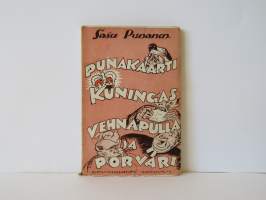 Punakaarti, kuningas, vehnäpulla ja porvari