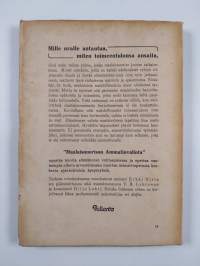 Maalaisnuorison ammatinvalinta (signeerattu, tekijän omiste)