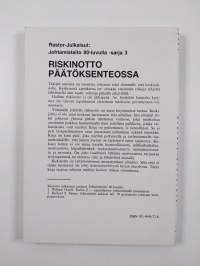 Riskinotto päätöksenteossa