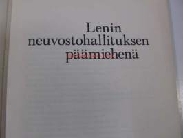 Lenin neuvostohallituksen päämiehenä