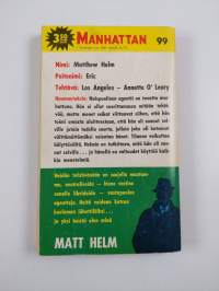 Kuolema on vakava, Matt Helm