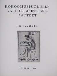 Kokoomuspuolueen valtiolliset periaatteet