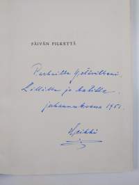 Päivän pilkettä (signeerattu, tekijän omiste)