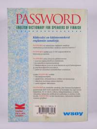 Password : English dictionary for speakers of Finnish